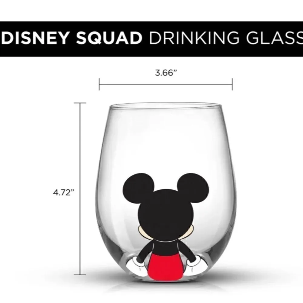 Disney Mickey Mouse & Friends Squad Stemless Glasses
